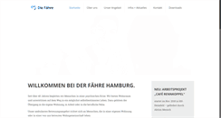 Desktop Screenshot of diefaehre-hamburg.de