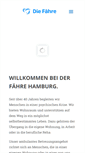 Mobile Screenshot of diefaehre-hamburg.de